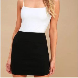Lulus Chic Black Mini Skirt